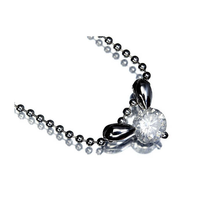 Pink - ≪DIAMOND≫ 天然ダイヤモンド 特大1.02ct!! Pt900 Pt850 高級 一粒ダイヤ ネックレス 40.0cm ダイヤ ジュエリー ネックレス