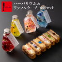 【お誕生日やお祝いのプレゼントに!】ハーバリウム& ワッフル 6種 セット | プレゼント スイーツ ギフト 花 お菓子 ハーバリウム セット ワッフルケーキ お取り寄せスイーツ ケーキ 洋菓子 ギフト おしゃれ 可愛い プレゼント 送料無料 フラワー 詰め合わせ