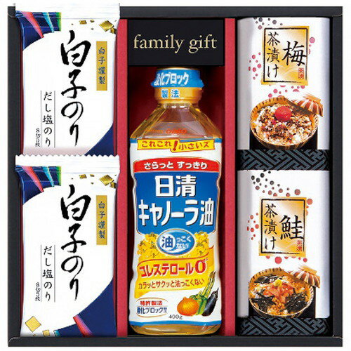 【送料無料・包装無料・のし無料】創愛 日清オイリオ&白子のり食卓詰合せ OS-20(A4)