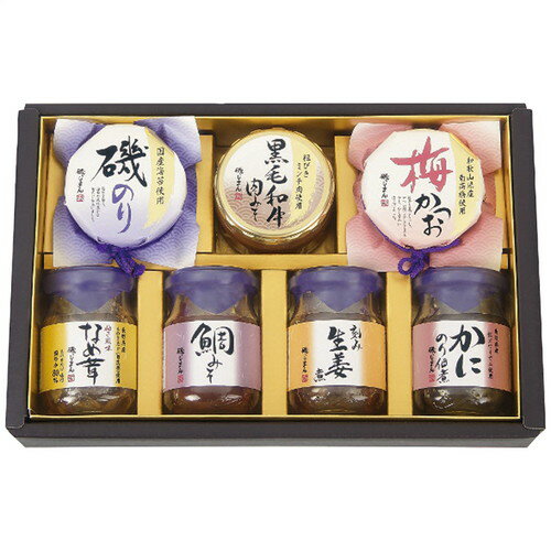 【送料無料・包装無料・のし無料】磯じまん ご飯のお供瓶詰セット MT-30(A4) 【送料無料・包装無料・のし無料】磯じまん ご飯のお供瓶詰セット MT-30(A4)