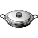 【送料無料・包装無料・のし無料】燕三 IH対応 鉄 焼肉・餃子鍋(26cm)蓋付 EM-077(B4)