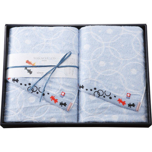 【ギフト包装・のし紙無料】今治産金魚タオル バスタオル2枚セット GZKG-24500(A3)