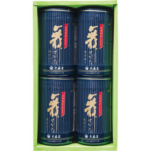 【ギフト包装・のし紙無料】大森屋 舞すがた味付のり卓上詰合せ NA-20G(B4)
