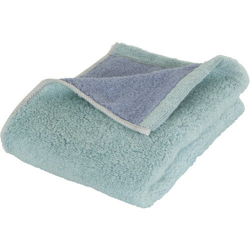 【ギフト包装・のし紙無料】DAILY PRAIRIE 今治リバーシブルフェイスタオル ミント/ブルー COREV-F-BL