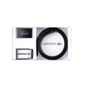 【送料無料・包装無料・のし無料】LACOSTE ベルト ブラック/ダークブラウン LB87310(A5)