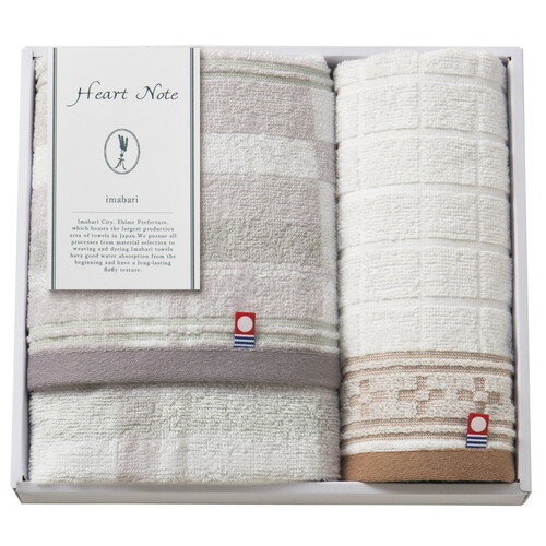 【ギフト包装・のし紙無料】Heart Note 今治産タオルセット HN-0021(A4)