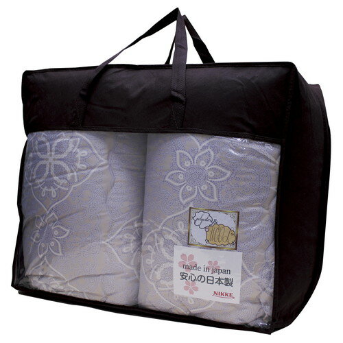 【送料無料・包装無料・のし無料】ニッケ ウール混合掛けふとん2P FH-21833-2(A3)