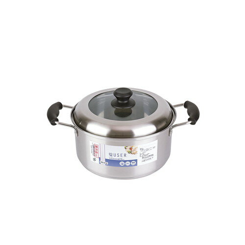 【送料無料・包装無料・のし無料】ローザー IH対応両手鍋24cm(ガラス窓付蓋) RB-2318(A3)