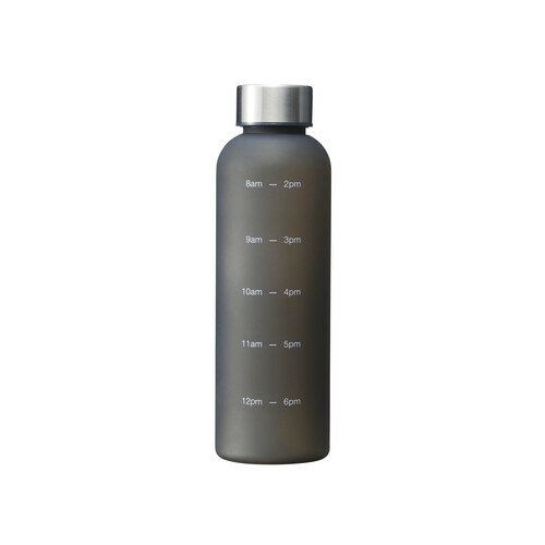 【送料無料・包装無料・のし無料】クリアタイム リマインダーボトル560ml スモークブラック RH-1648(A4)