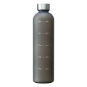 【送料無料・包装無料・のし無料】クリアタイム リマインダーボトル1.0L スモークブラック RH-1651(A4)