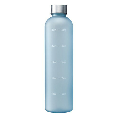 【送料無料・包装無料・のし無料】クリアタイム リマインダーボトル1.0L アイスブルー RH-1652(A4)