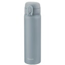 【ギフト包装・のし紙無料】ピーコック ステンレスマグボトル ワンタッチタイプ500ml スモーキーブルー AKT-50ASM(A5)