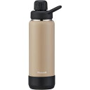 【ギフト包装・のし紙無料】ピーコック ステンレスボトル ストレートドリンクタイプ700ml ベージュ AJL-R70CA(A5)