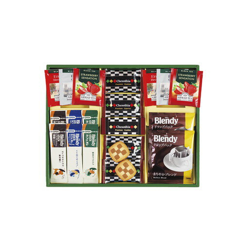 【ギフト包装・のし紙無料】プレミアムギフト クッキー・コーヒー・紅茶 CC-20(A4)