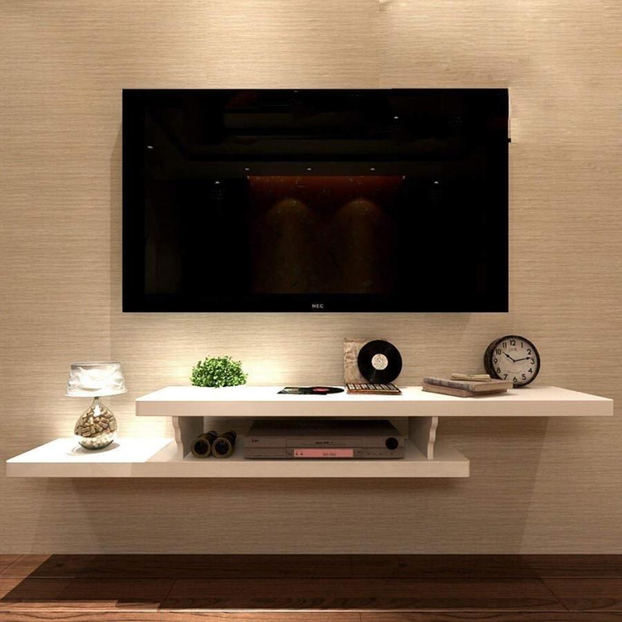 壁掛け棚 テレビボード 壁掛け 収納 テレビ台 おしゃれ 木製テレビ台 ウォールキャビネット ウォールシェルフ 壁掛けテレビキャビネットリビングルームの壁のフ
