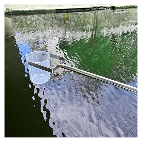 伸縮式採水器 500ML 水質サンプラー ひしゃく 水深サンプラーカップ 伸縮式 水サンプリング 伸縮式 ウ..