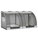 ポータブル ペットキャリー 猫 折りたたみ式 車 旅行 ペット小屋 トイレボックス ペット車の犬小屋 中型犬と大型犬のゴールデンレトリバー安全シート 車のフロ