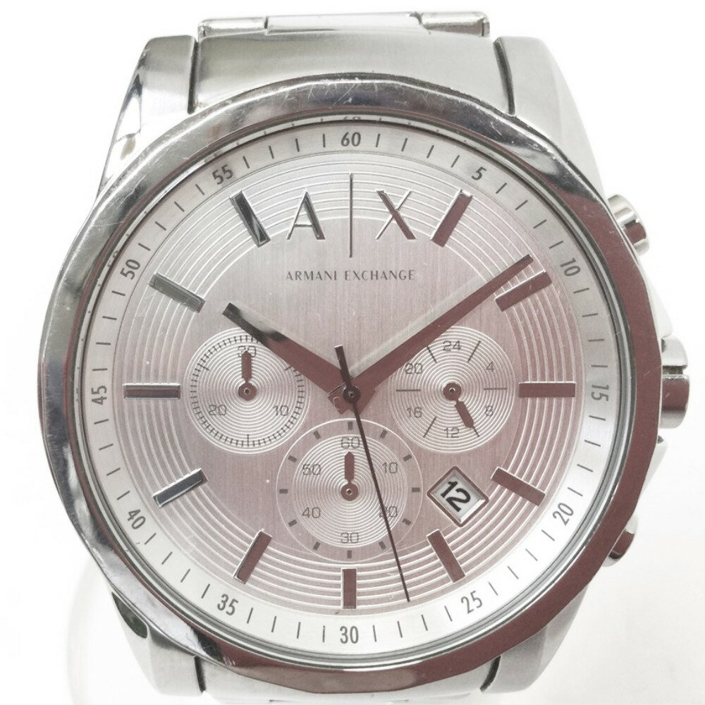 〇〇【中古】ARMANI EXCHANGE アルマーニ・エクスチェンジ 腕時計 AX2058 シルバー Bランク