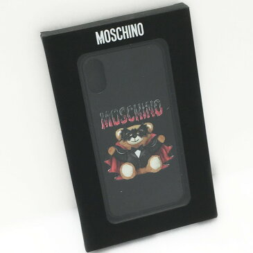 ☆☆【中古】MOSCHINO モスキーノ ヴァンパイアベア iPhoneX ケース Aランク