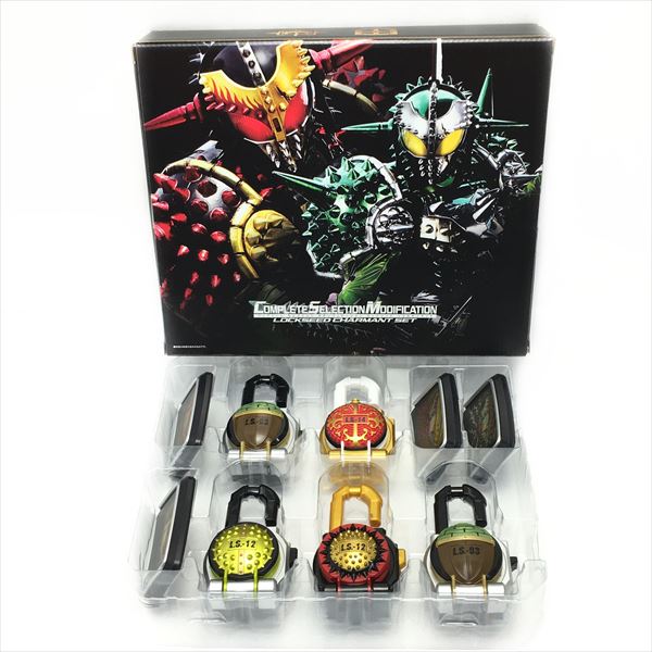 ☆☆【中古】 BANDAI バンダイ COMPLETE SELECTION MODIFICATION CSM《 ロックシード　シャルモンセット 》仮面ライダー鎧武 Aランク