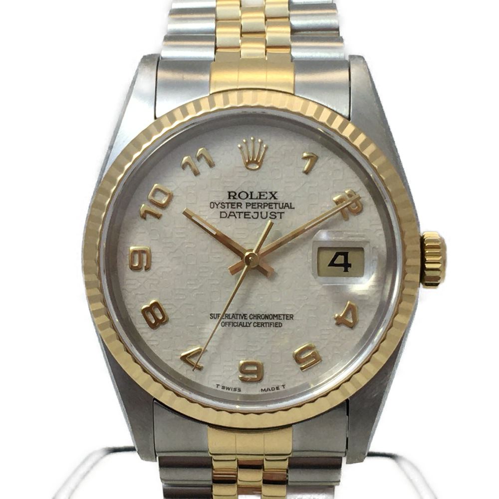 ▼▼【中古】ROLEX ロレックス メンズ腕時計 自動巻き デイトジャスト 16233 Bランク