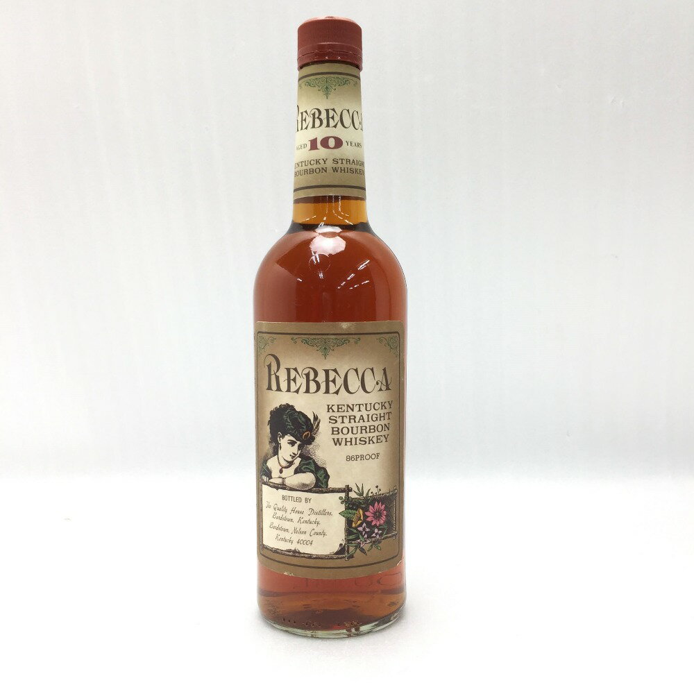 ☆☆【中古】REBECCA レベッカ 10年 700ml 43度 バーボンウイスキー 古酒 Nランク 未開栓