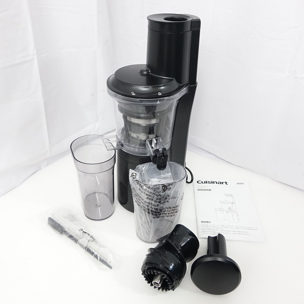 ◆◆【中古】Cuisinart クイジナート スロージューサー CSU600PCJ-CX-326 ブラック 【一部地域を除き送料無料】 Aランク