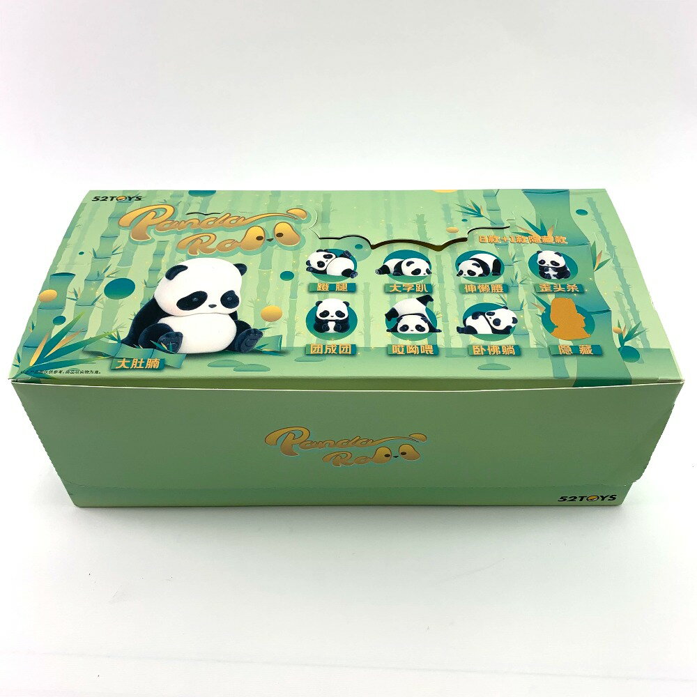 ▽▽【中古】52TOYS CandyBOX　Panda Roll パンダロール　日常シリーズ 第1弾 トレーディングフィギュア 8個入り　 未開封 Sランク