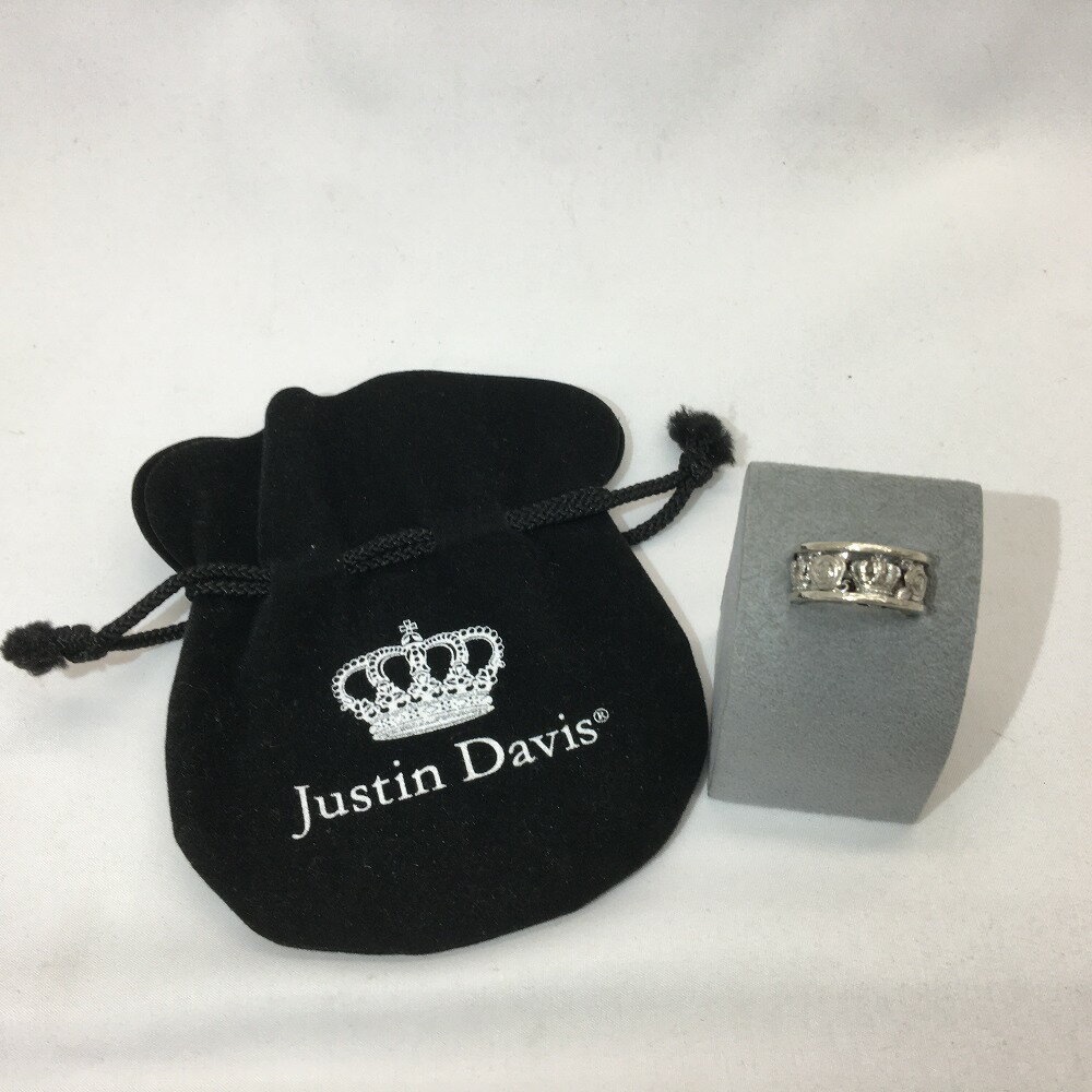 ▼▼【中古】JustinDavis ジャスティンデイビス メンズアクセサリー SILVER925 17号 MY LOVE リング SRJ210 Bランク