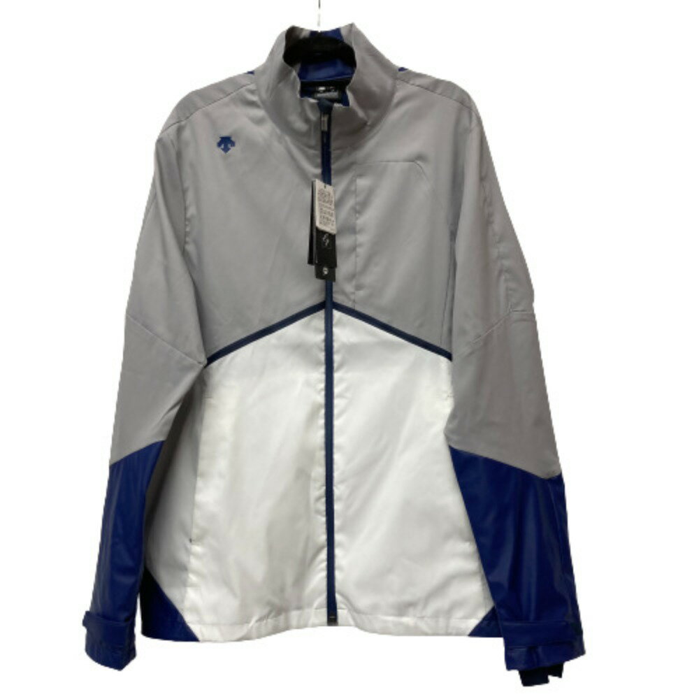 ◎◎【中古】DESCENTE デサント 撥水ストレッチウィンドウジャケット メンズ DGM4016S OPG グレー サイズO Sランク