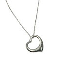 ☆☆【中古】Tiffany & Co. ティファニー オープンハート ネックレス Pt950 プラチナ Open Heart Bランク