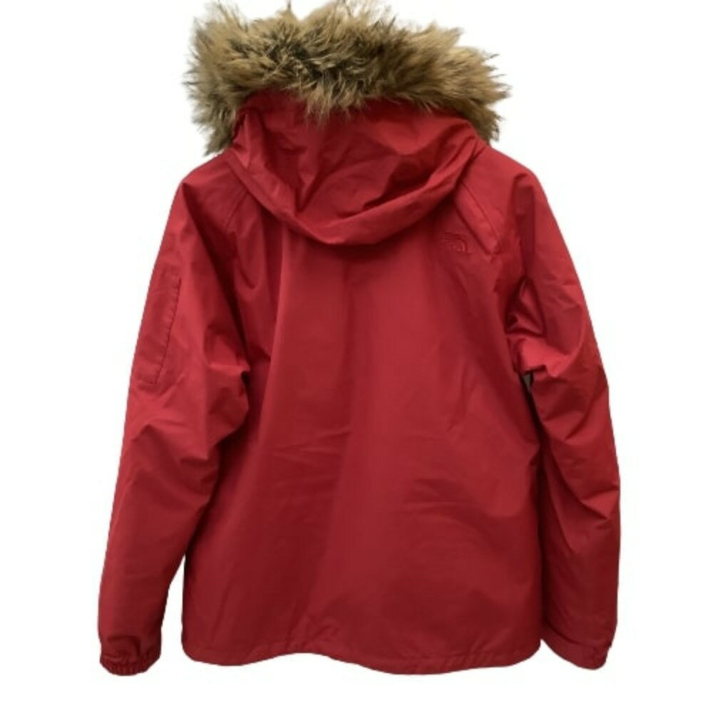 ♪♪【中古】THE NORTH FACE ザノースフェイス レディース 3wayジャケット SIZE XL NPW61740 レッド Bランク