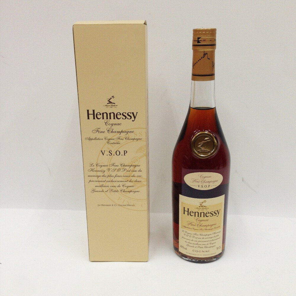 〇〇【中古】Hennessy ヘネシー V.S.O.P ブランデー 700ml 40度 箱付 Nランク 未開栓