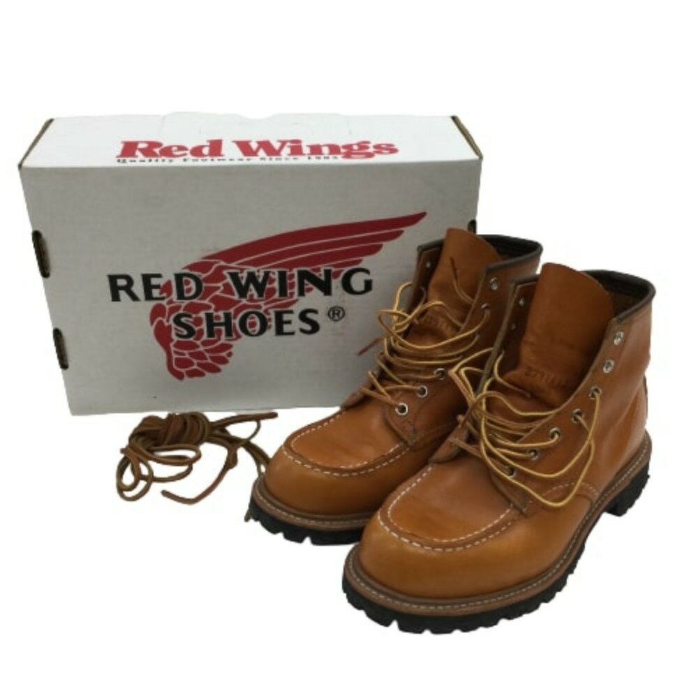 ♪♪【中古】RED WING レッドウィング メンズ ブーツ SIZE 8E（26cm） 9879 キャメル Bランク