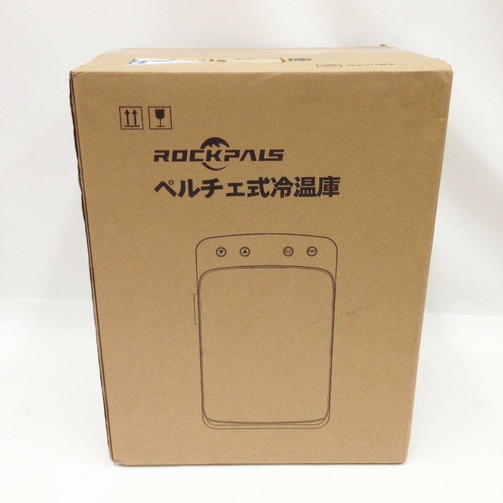 〇〇【中古】 Rockpals ペルチェ式冷温庫 保冷ボックス 小型冷蔵庫 RP-10L ホワイト 未開封品 Nランク