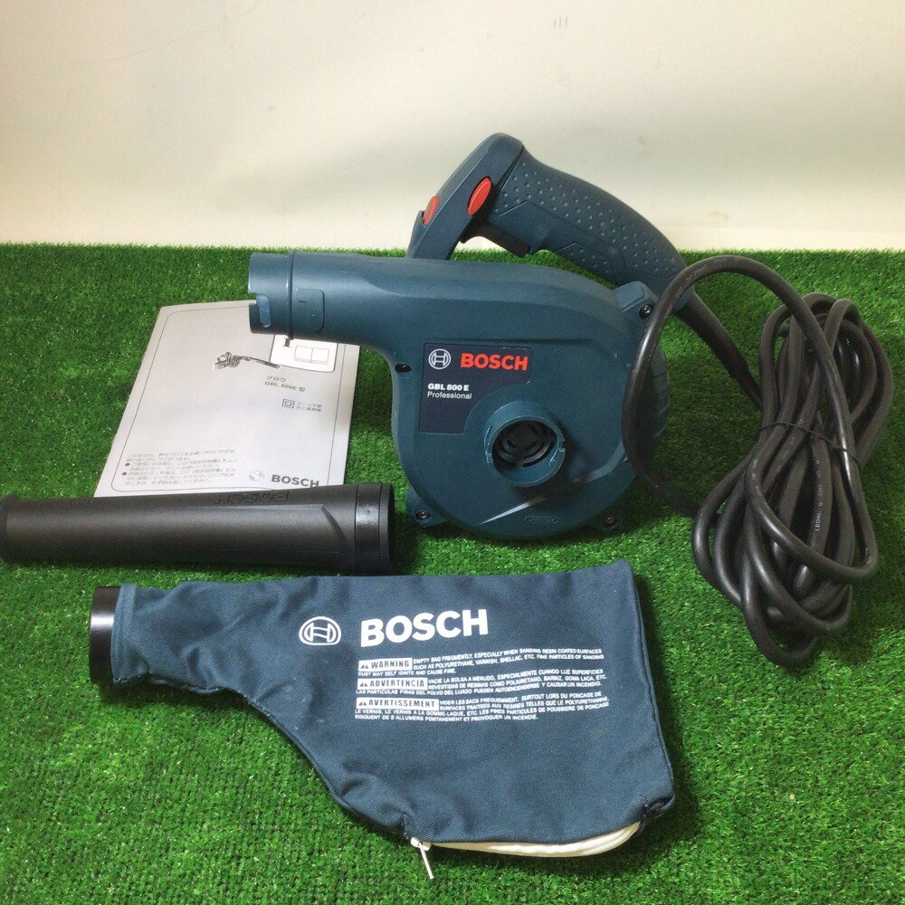 **【中古】BOSCH ボッシュ コード式ブロワ 800W GBL800E Sランク