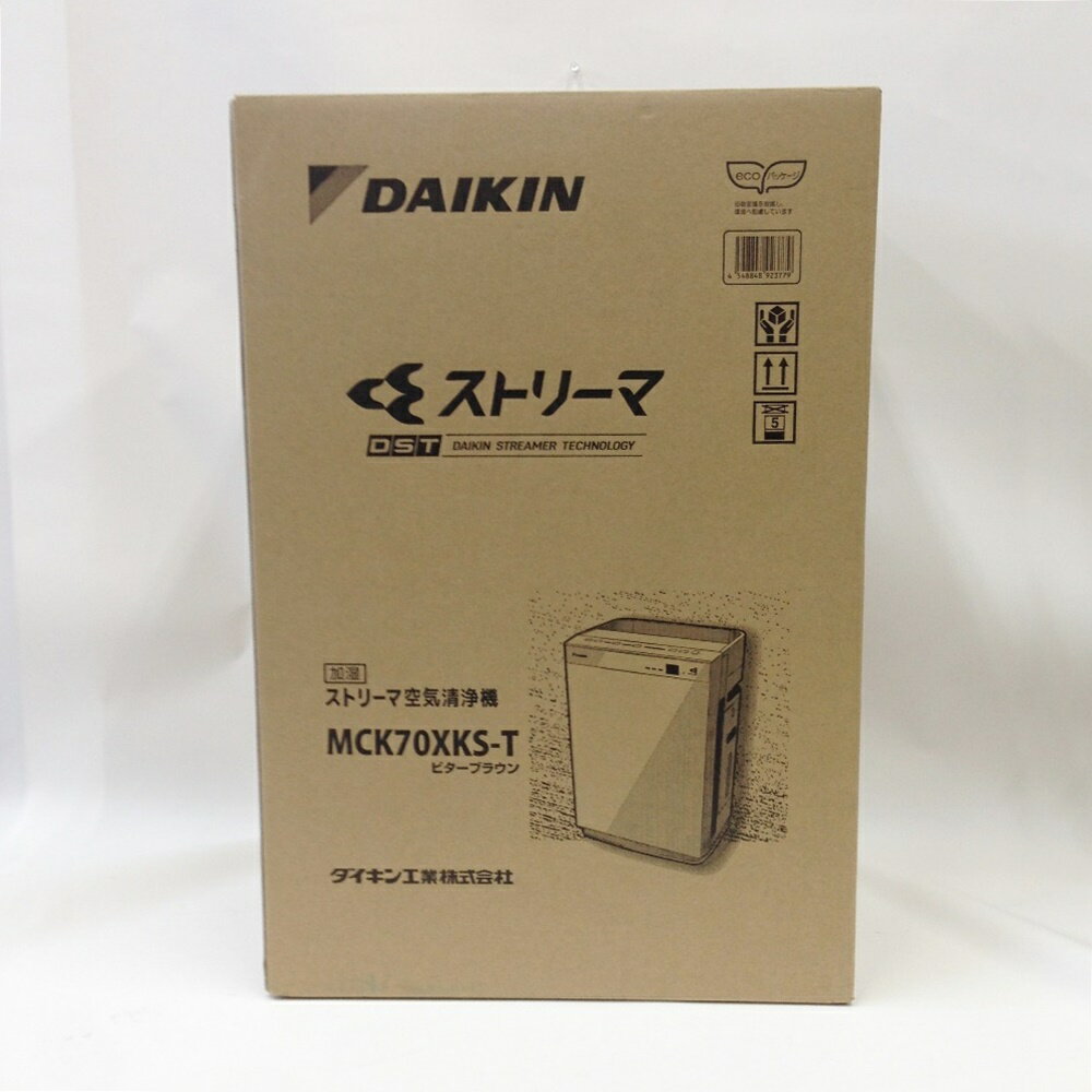 〇〇【中古】DAIKIN ダイキン 加湿 空気清浄機 ビターブラウン MCK70XKS-T ブラウン 未開封品 Nランク