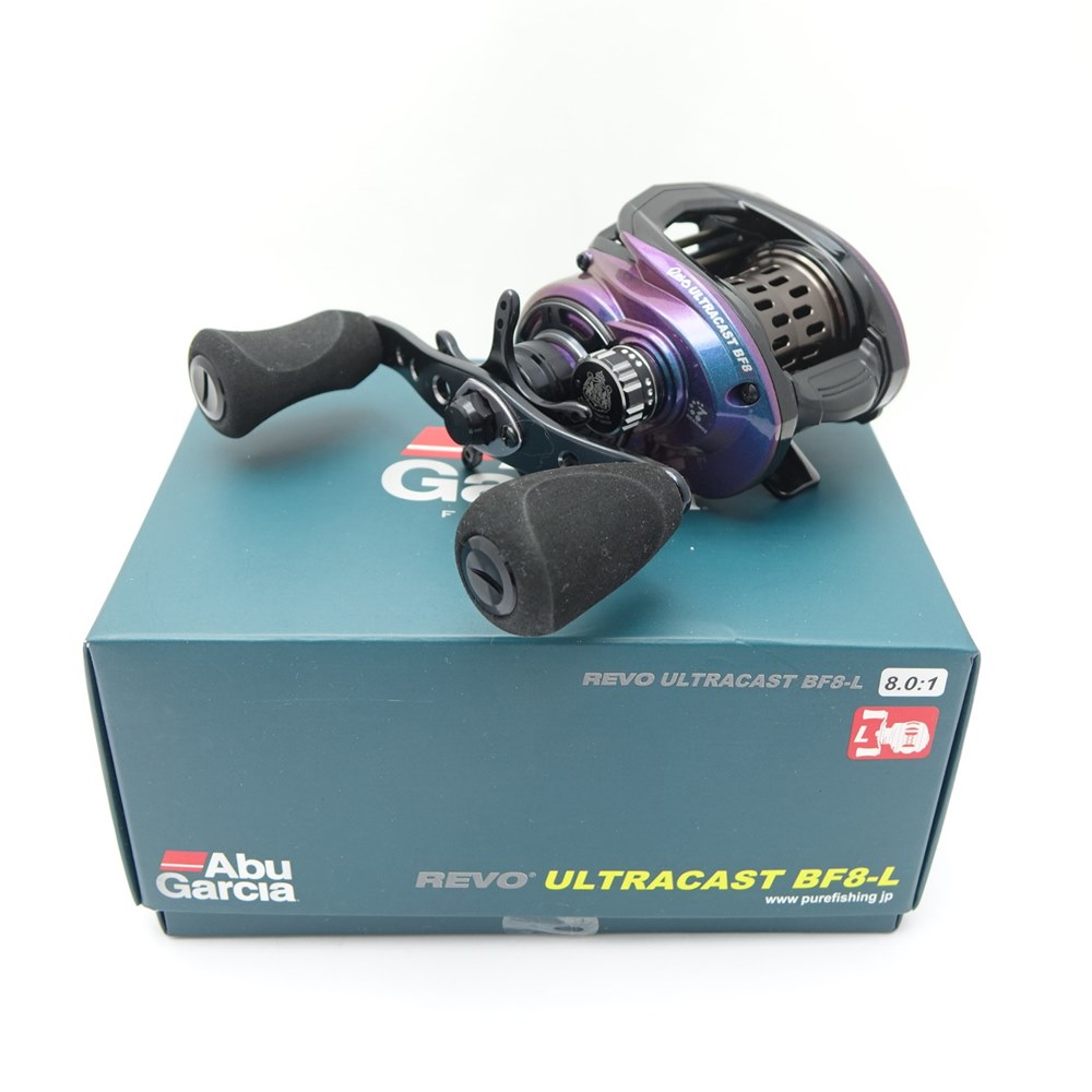 ◆◆【中古】Abu Garcia アブガルシア ベイトリール　REVO ULTRACAST BF8-L REVO UC BF8-L 一部地域を除き送料無料 Aランク