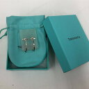 □□【中古】Tiffany & Co. ティファニー ピアス　Tワイヤー　SV Cランク