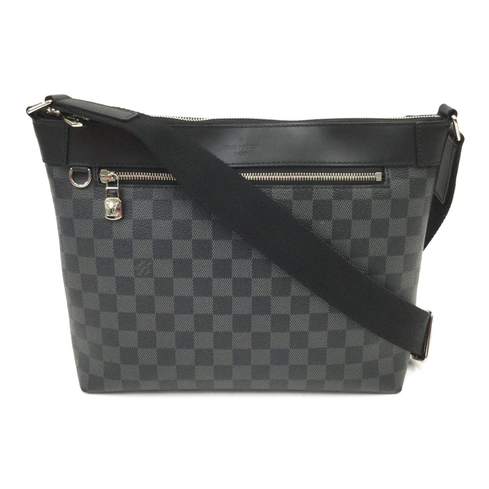 〇〇【中古】LOUIS VUITTON ルイヴィトン ダミエグラフィット ミックPM ショルダーバッグ 2WAY N40003 ブラック Aランク