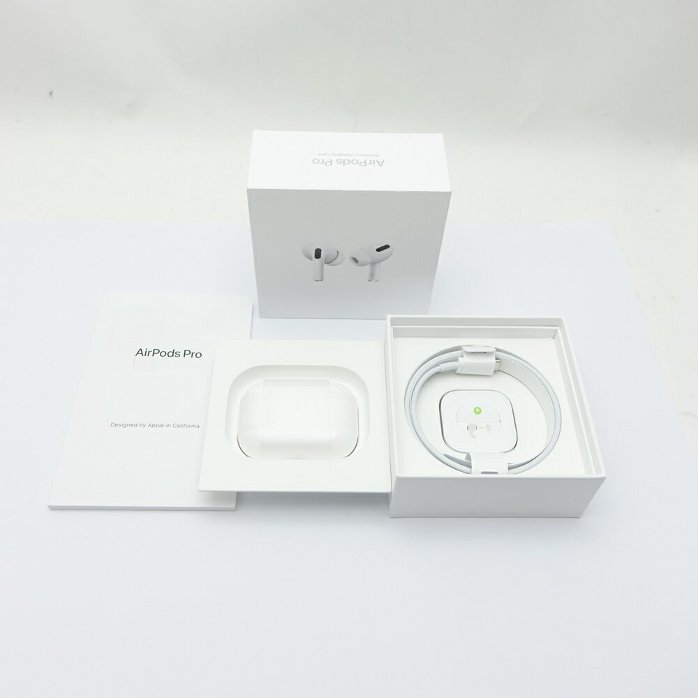 ◆◆【中古】Apple アップル AirPodsPro ワイヤレスイヤホン A2190 ホワイト 一部地域を除き送料無料 Bランク