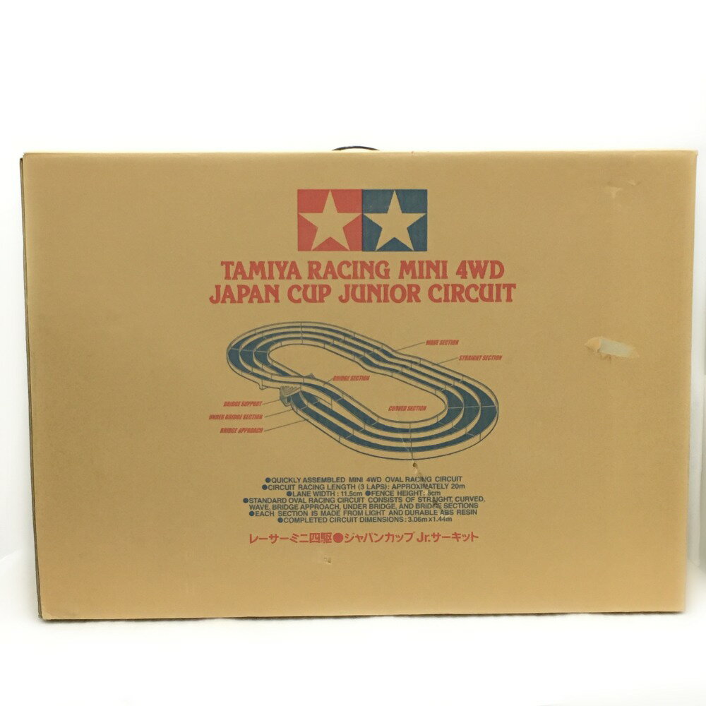 ☆☆【中古】TAMIYA タミヤ 《 ミニ四駆 ジャパン カップ Jr.サーキット 》レッド / ブルー / ホワイト Bランク