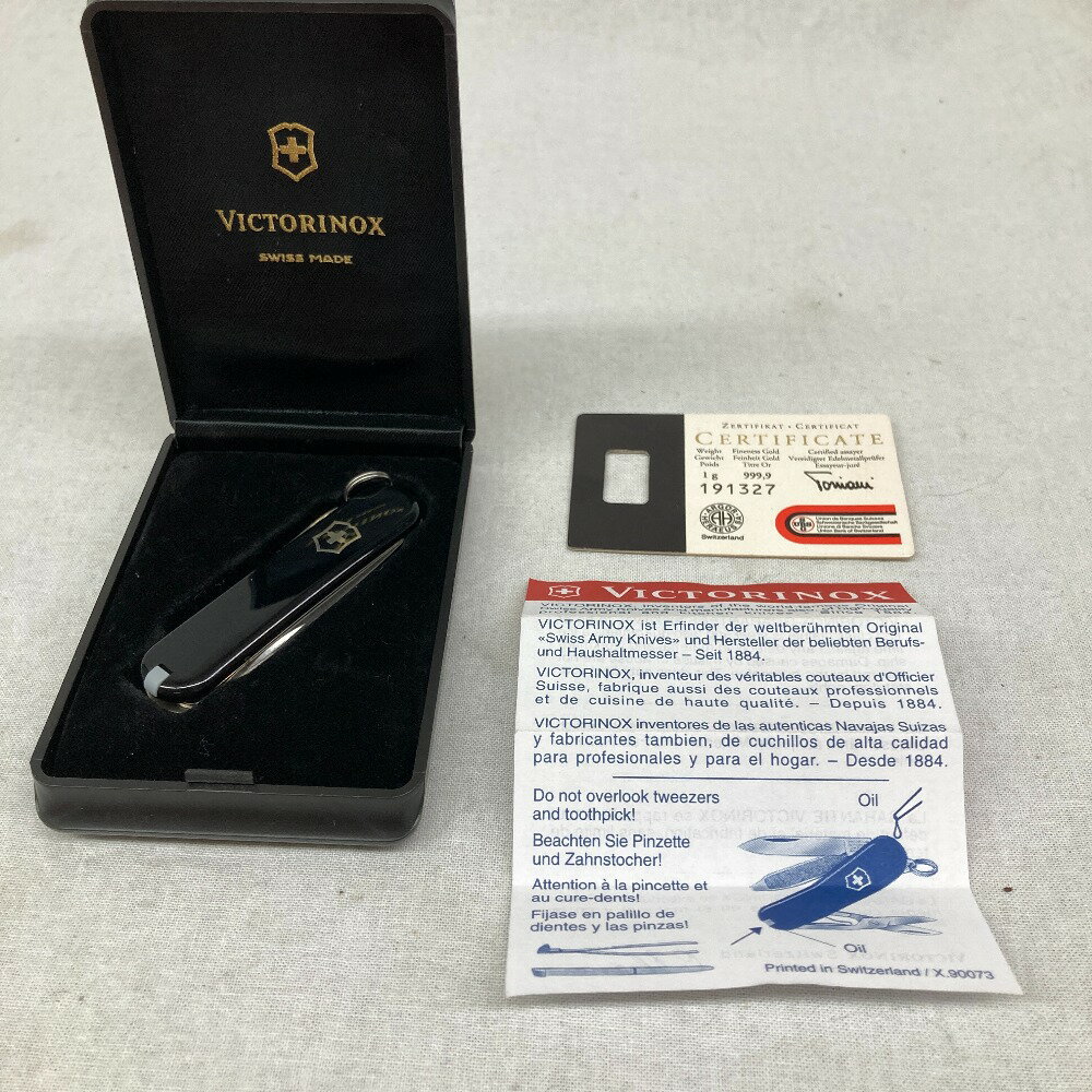 ●●【中古】VICTORINOX 十徳ナイフ K24インゴット1G Aランク