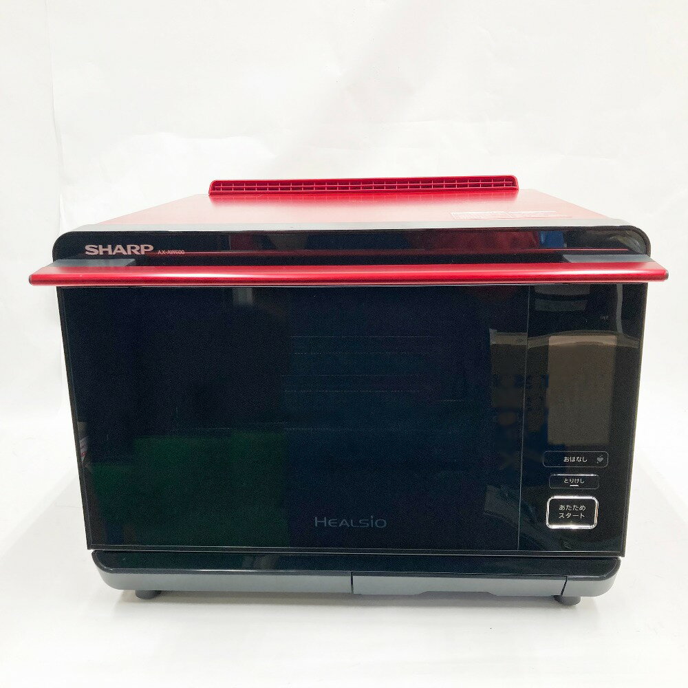 〇〇【中古】SHARP シャープ HEALSIO ヘルシオ スチーム ウォーター オーブンレンジ AX-AW600-R レッド 現状渡し Cランク