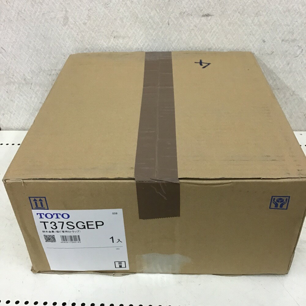 ◇◇【中古】TOTO トートー 床排水金具 掃除流し用 塩ビ管用 Sトラップ T37SGEP Sランク