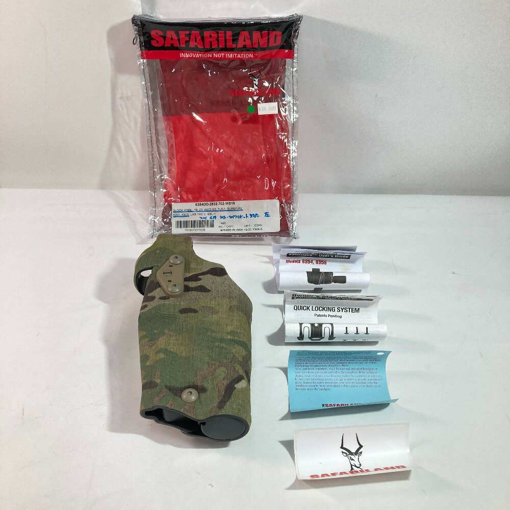 ◎◎【中古】SAFARILAND サファリランド タクティカルホルスター 左 6354DO-2832-702-MS19 カーキ Aランク