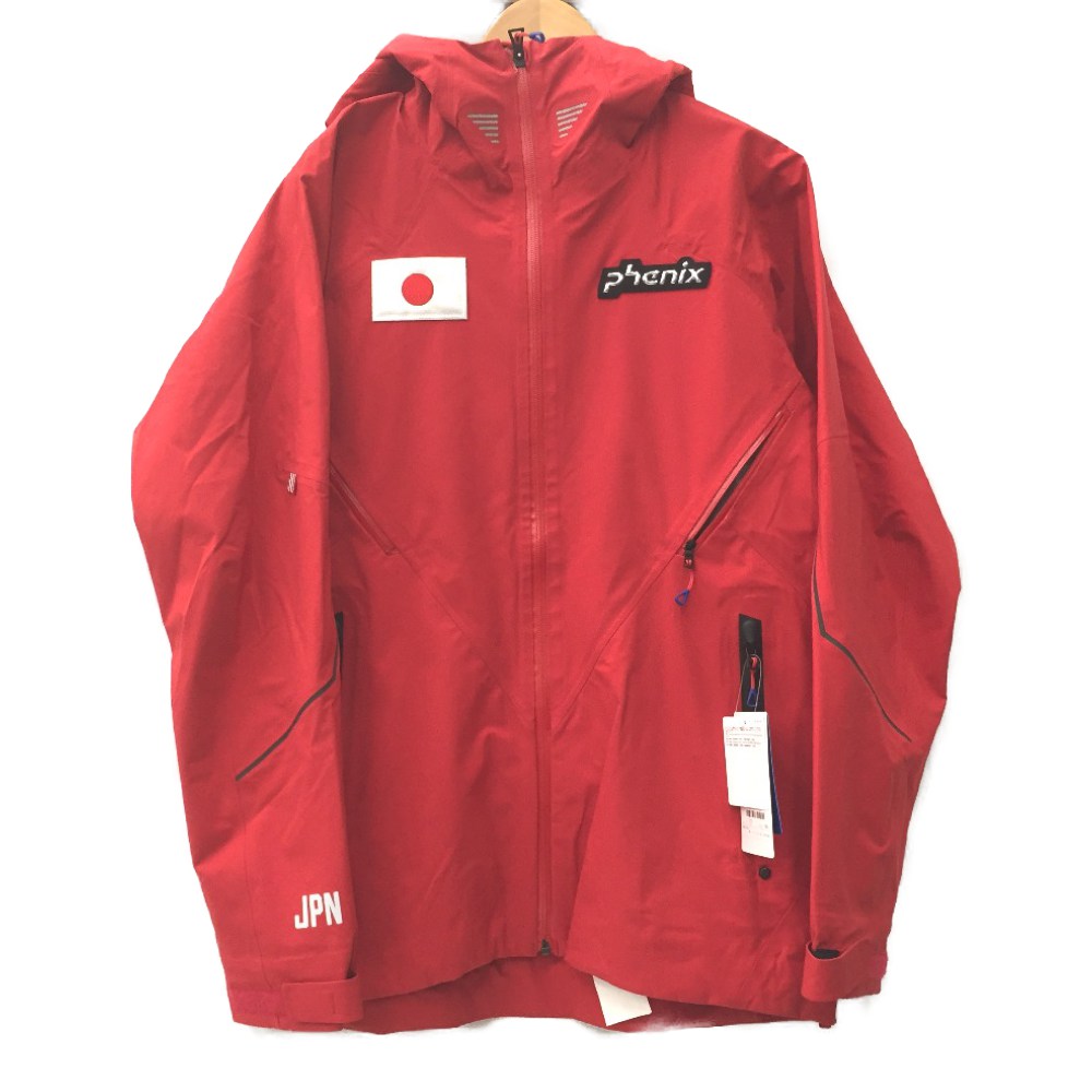 △△【中古】PHENIX フェニックス JAPAN 17FW SHELL JKT TMサイズ PU772ST15 レッド Sランク