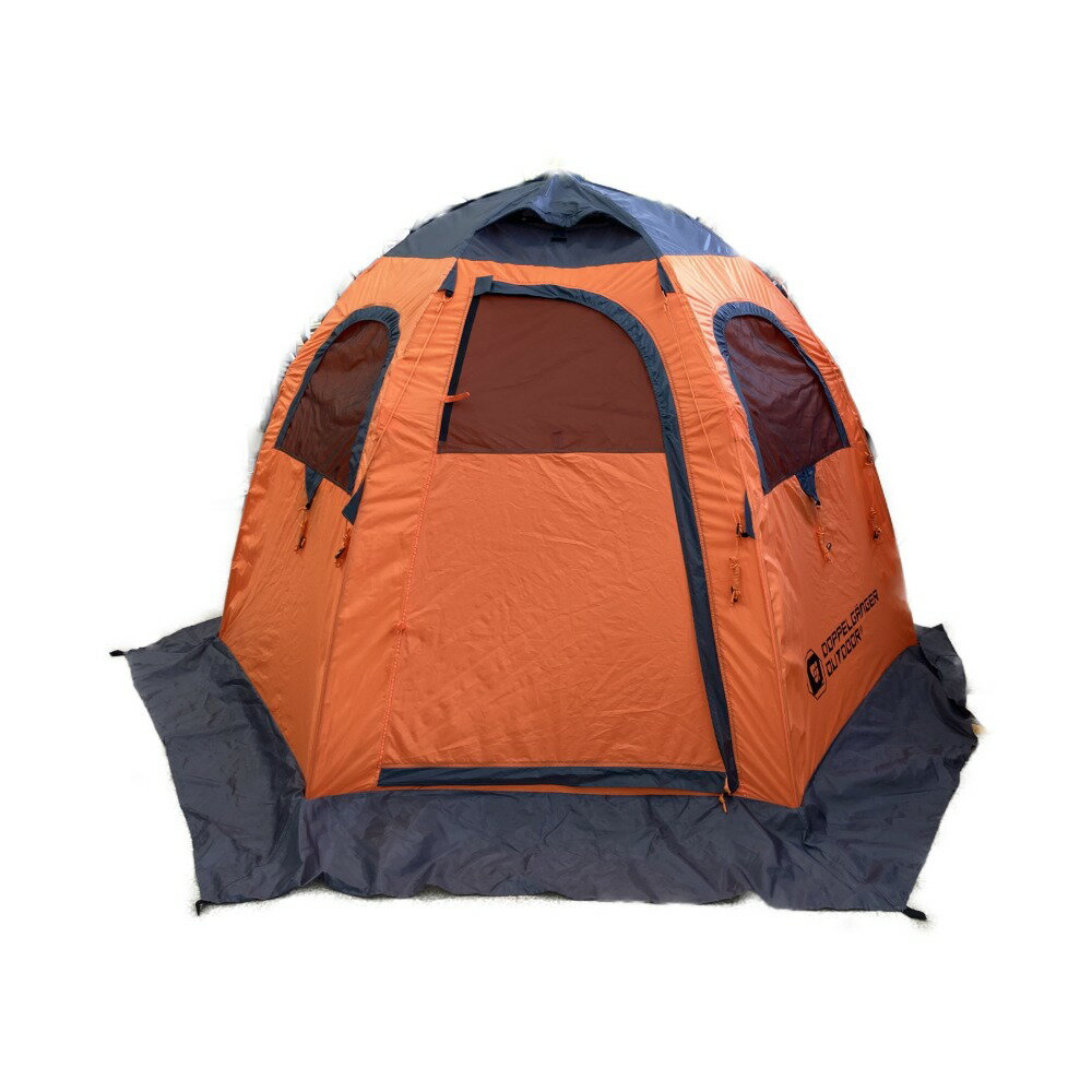 〇〇【中古】DOPPELGANGER OUTDOOR ドッペルギャンガーアウトドア ワンタッチ フィッシング テント　 T3-65 オレンジ 現状渡し Bランク