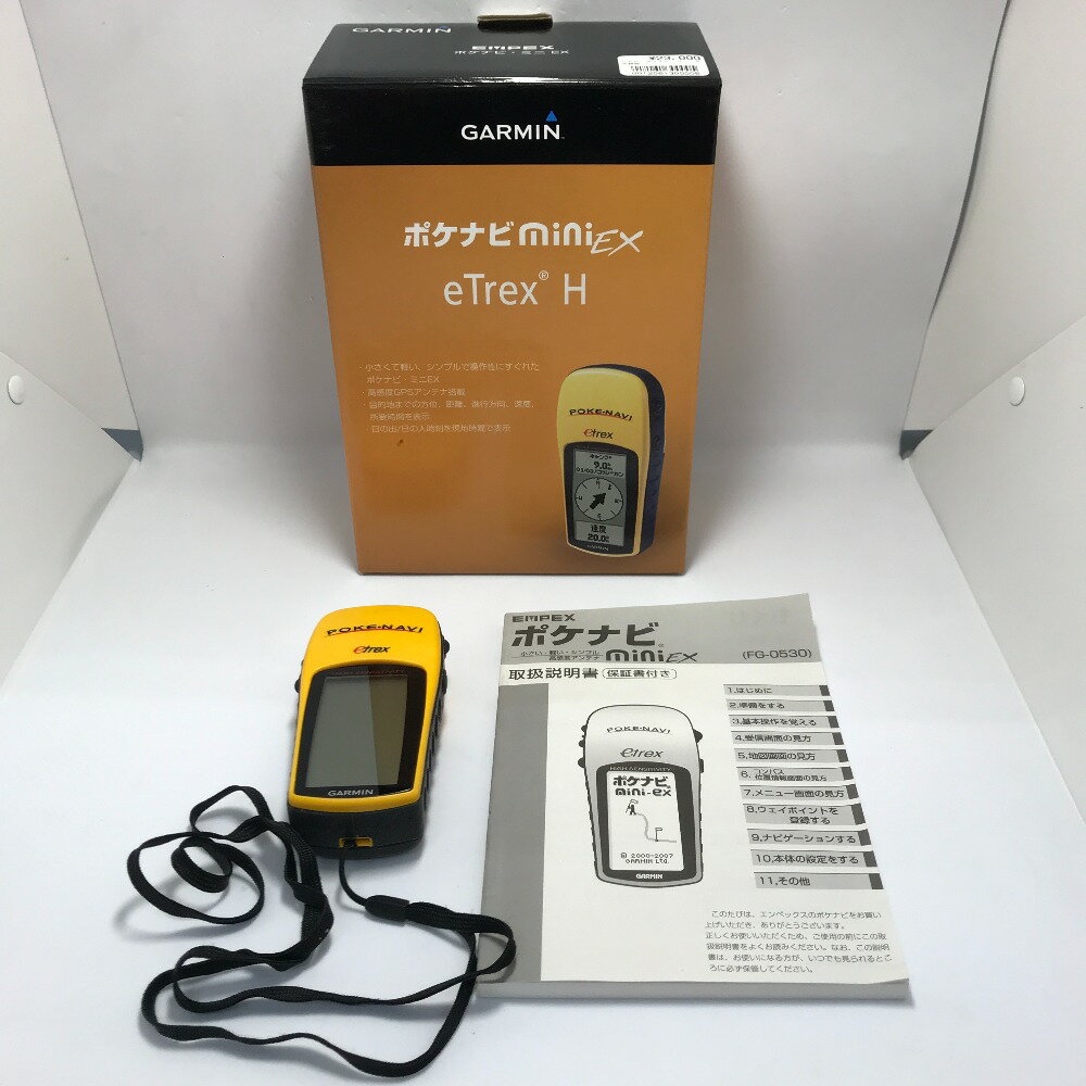 ◎◎【中古】GARMIN ガーミン ポケナビ ミニ mini EX アウトドアGPS FG-0530 EMPEX エンペックス Cランク