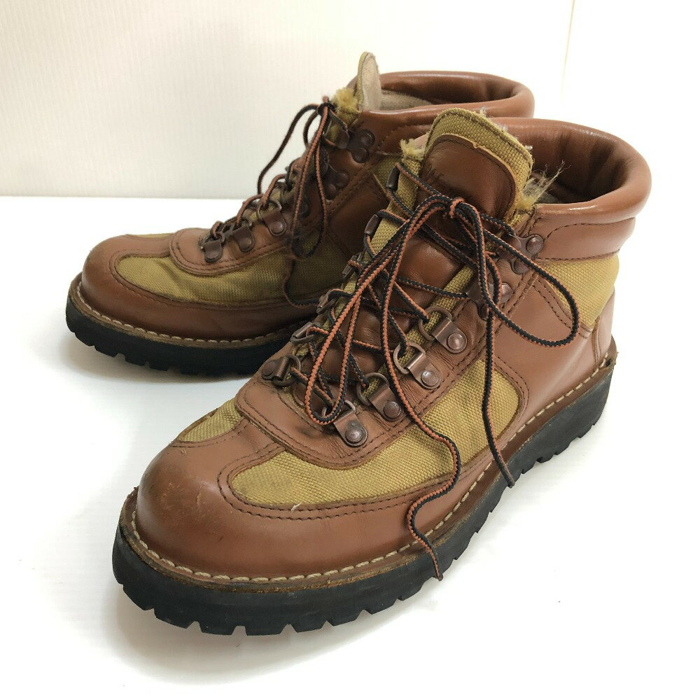 □□【中古】Danner×WAREHOUSE 靴 ブーツ 20300X FEATHER LIGHT US8(26cm) カーキ Bランク